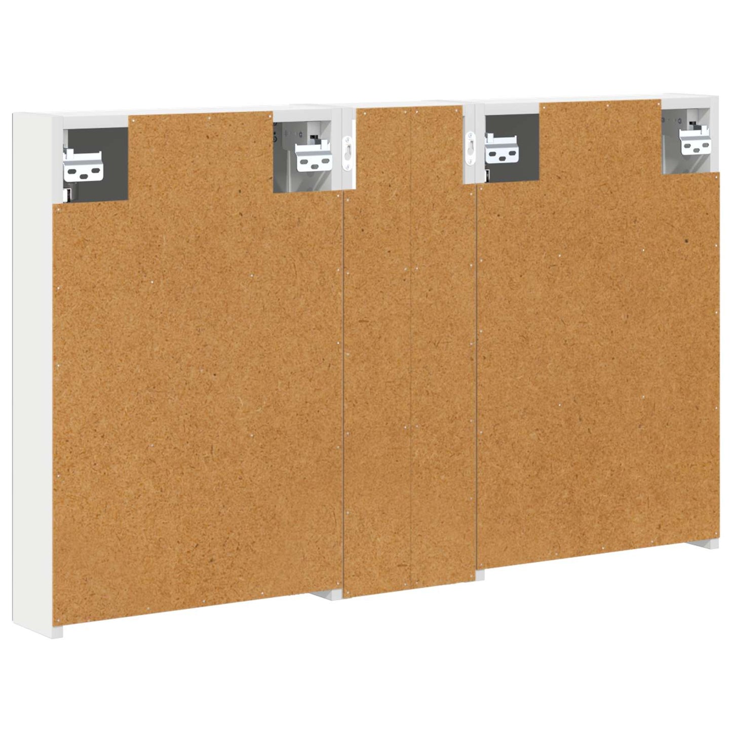 Baderomsskapsett 3 pcs 100 x 10,5 x 60,5 cm Konstruert tre
