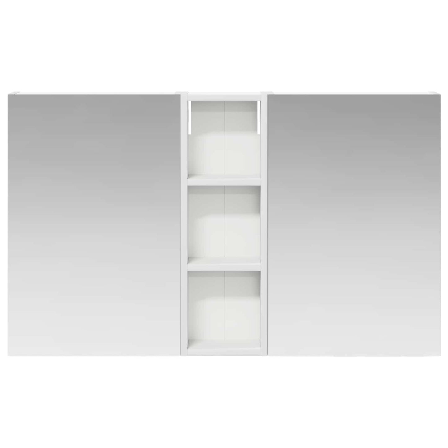 Baderomsskapsett 3 pcs 100 x 10,5 x 60,5 cm Konstruert tre