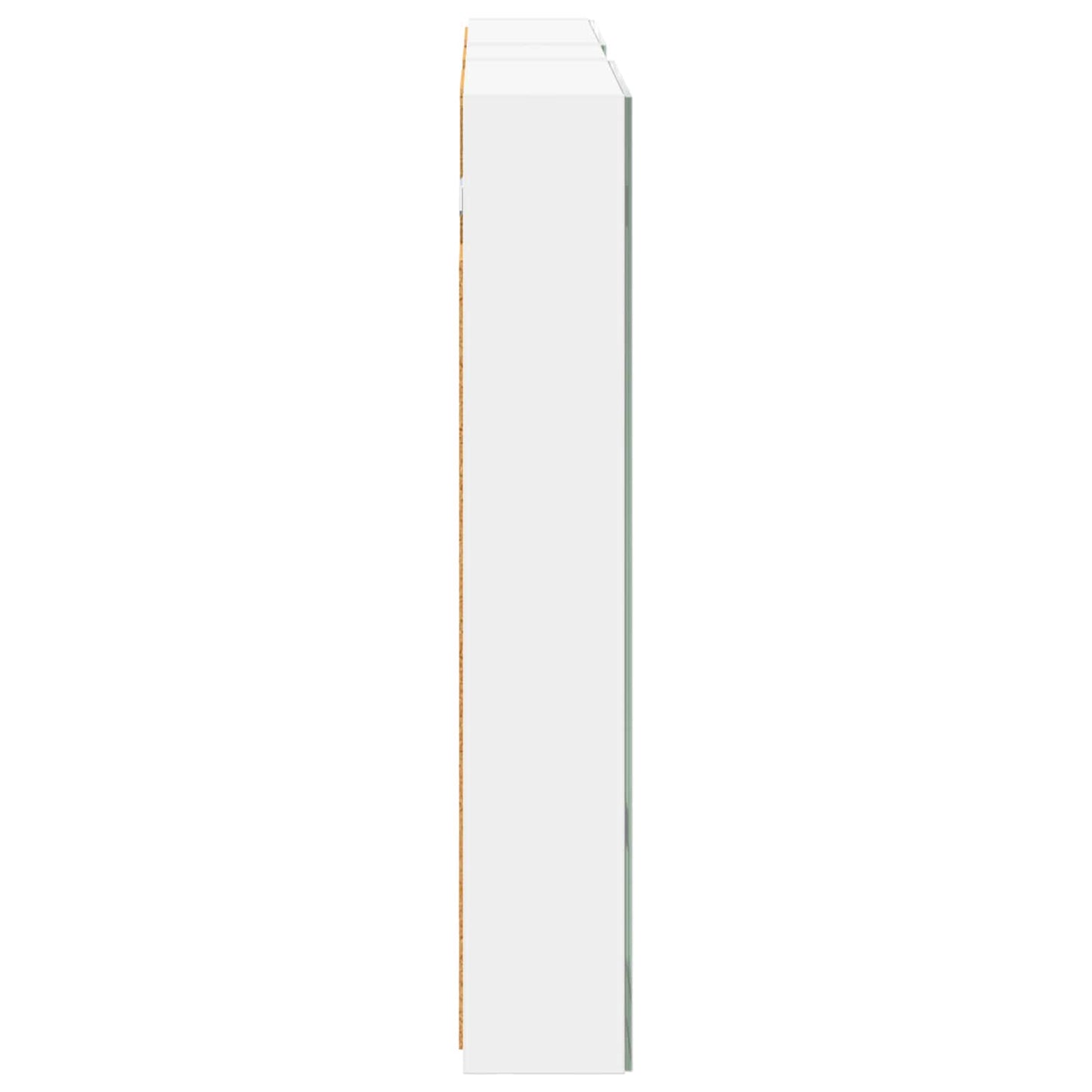 Baderomsskapsett 3 pcs 100 x 10,5 x 60,5 cm Konstruert tre