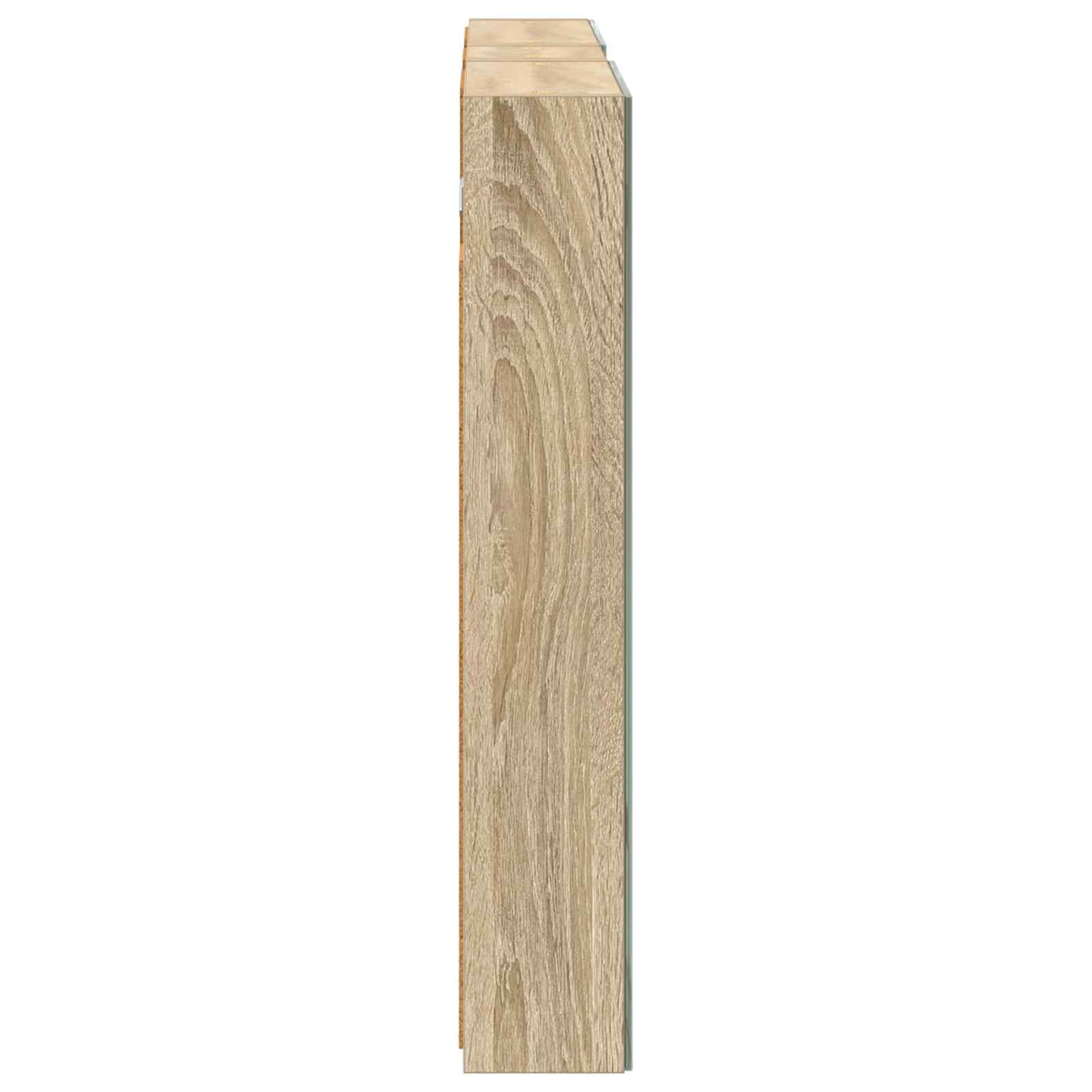 Baderomsskapsett 3 pcs 100 x 10,5 x 60,5 cm Konstruert tre