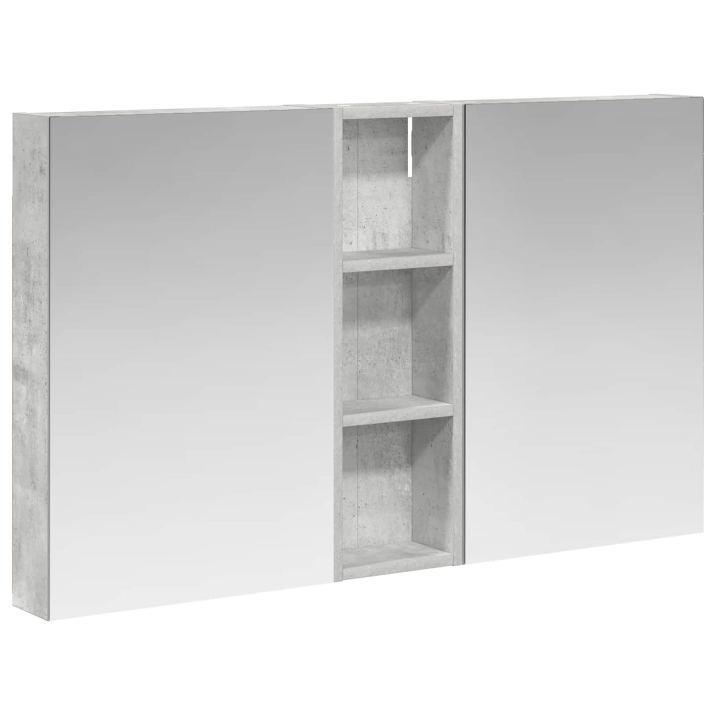 Baderomsskapsett 3 pcs 100 x 10,5 x 60,5 cm Konstruert tre