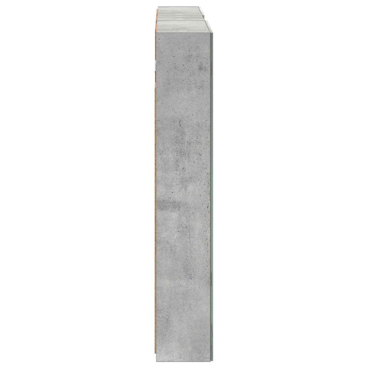 Baderomsskapsett 3 pcs 100 x 10,5 x 60,5 cm Konstruert tre
