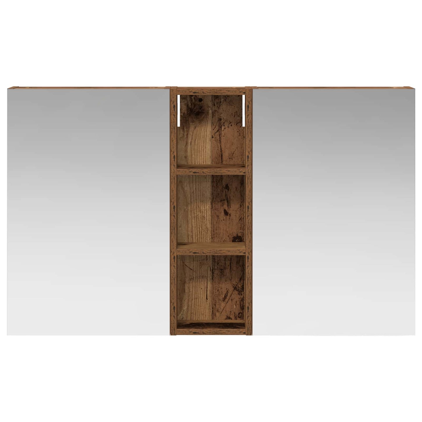 Baderomsskapsett 3 pcs 100 x 10,5 x 60,5 cm Konstruert tre