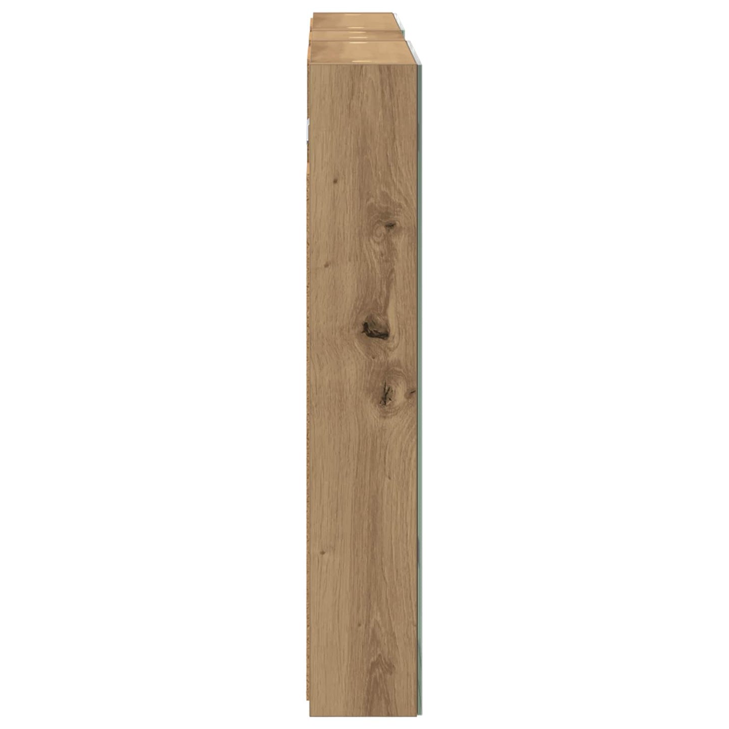 Baderomsskapsett 3 stk. 100 x 10,5 x 60,5 cm Konstruert tre