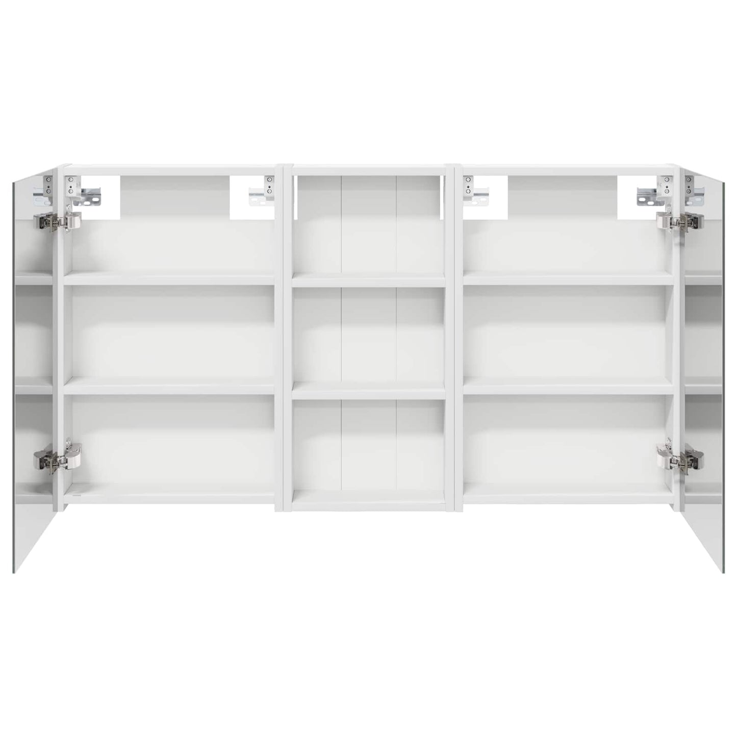 Baderomsskapsett 3 pcs 110 x 10,5 x 60,5 cm Konstruert tre