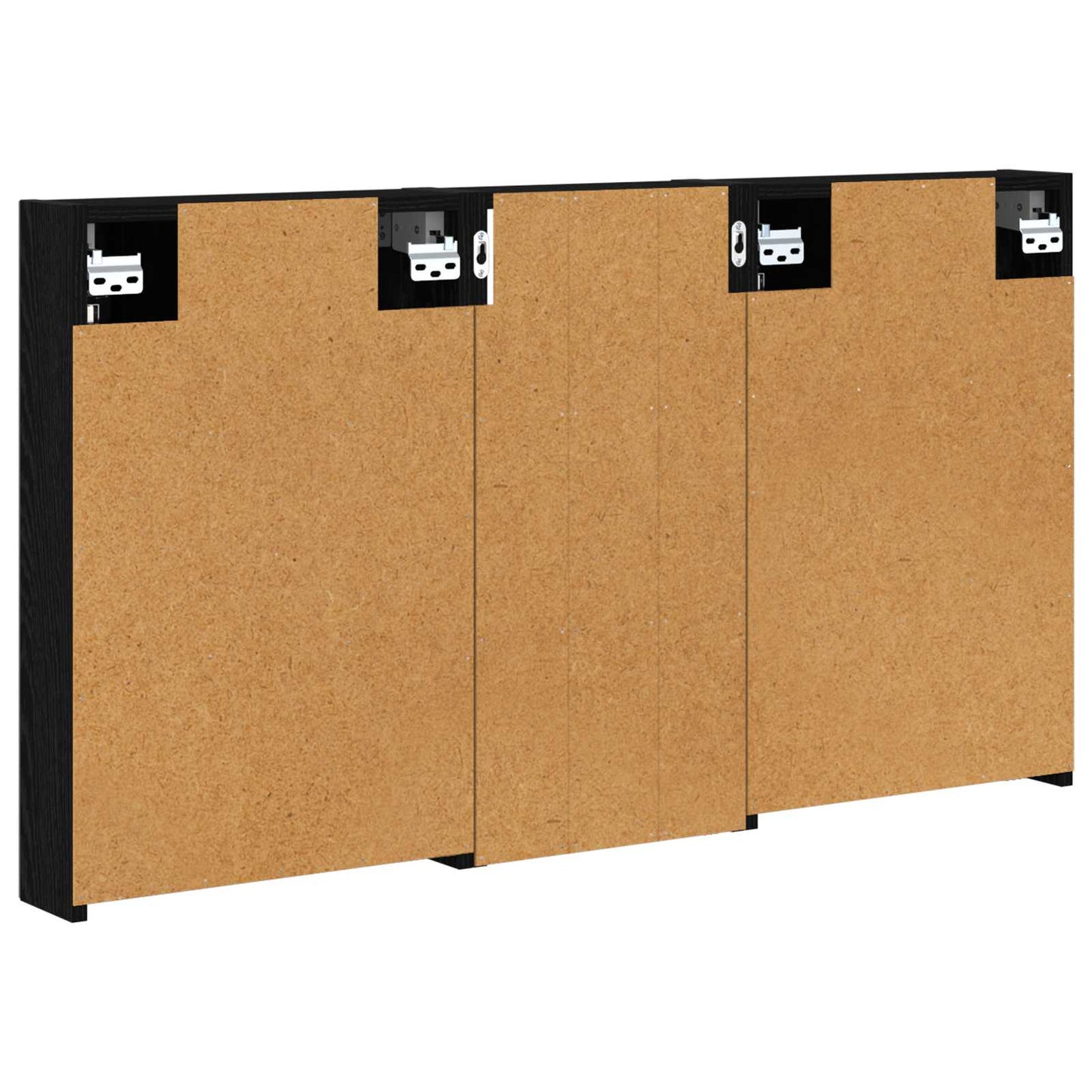 Baderomsskapsett 3 pcs 110 x 10,5 x 60,5 cm Konstruert tre