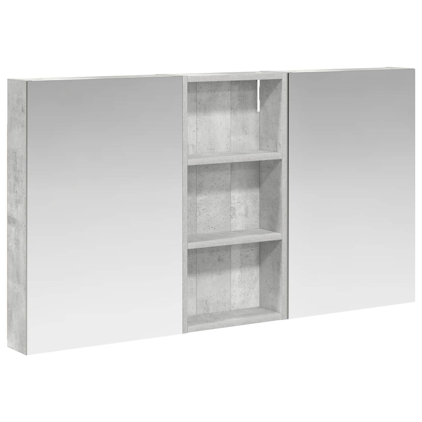 Baderomsskapsett 3 pcs 110 x 10,5 x 60,5 cm Konstruert tre