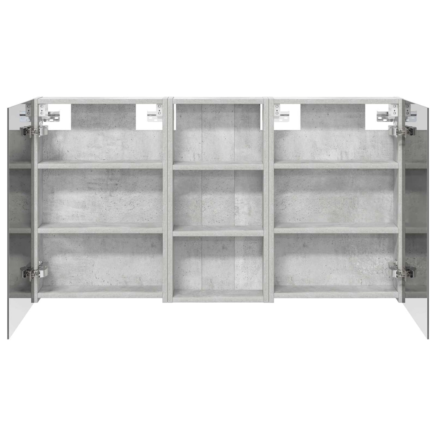 Baderomsskapsett 3 pcs 110 x 10,5 x 60,5 cm Konstruert tre