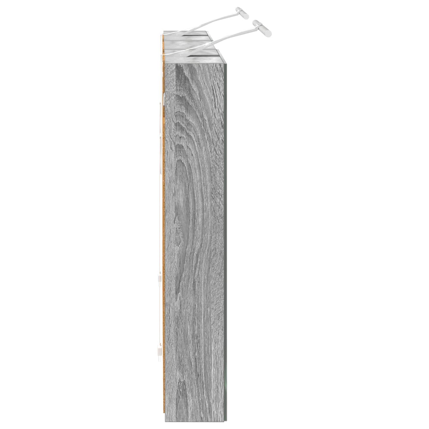 Baderomsskapsett 3 pcs 110 x 10,5 x 60,5 cm Konstruert tre