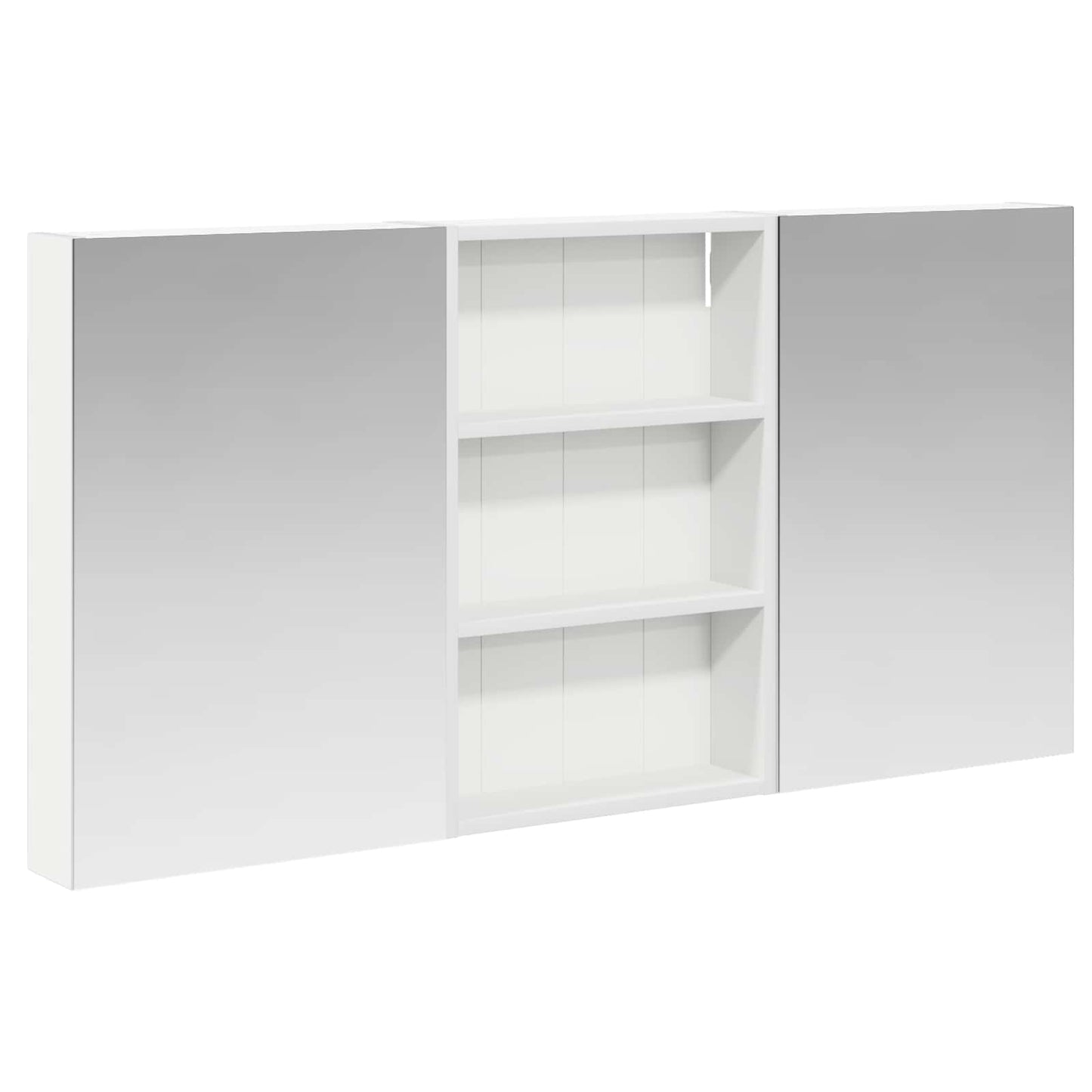 Baderomsskapsett 3 pcs 120 x 10,5 x 60,5 cm Konstruert tre