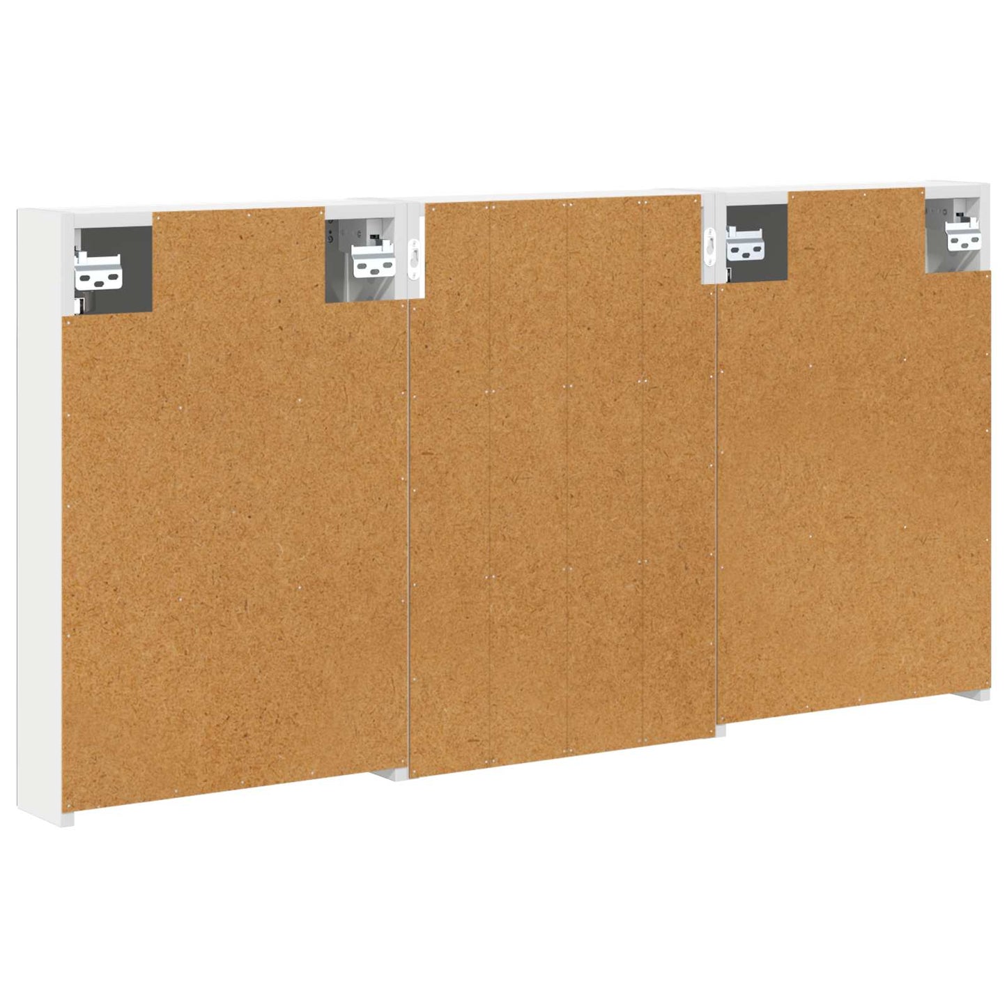 Baderomsskapsett 3 pcs 120 x 10,5 x 60,5 cm Konstruert tre
