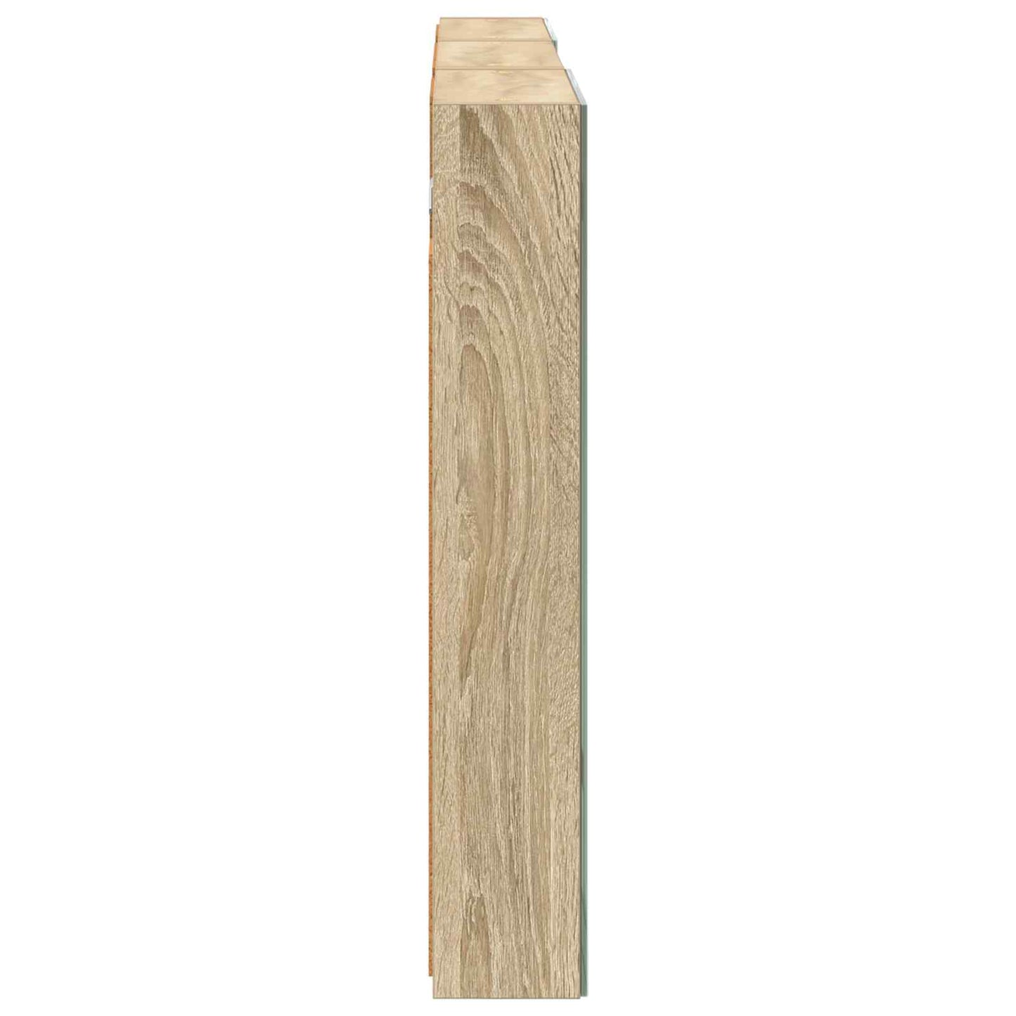 Baderomsskapsett 3 pcs 120 x 10,5 x 60,5 cm Konstruert tre