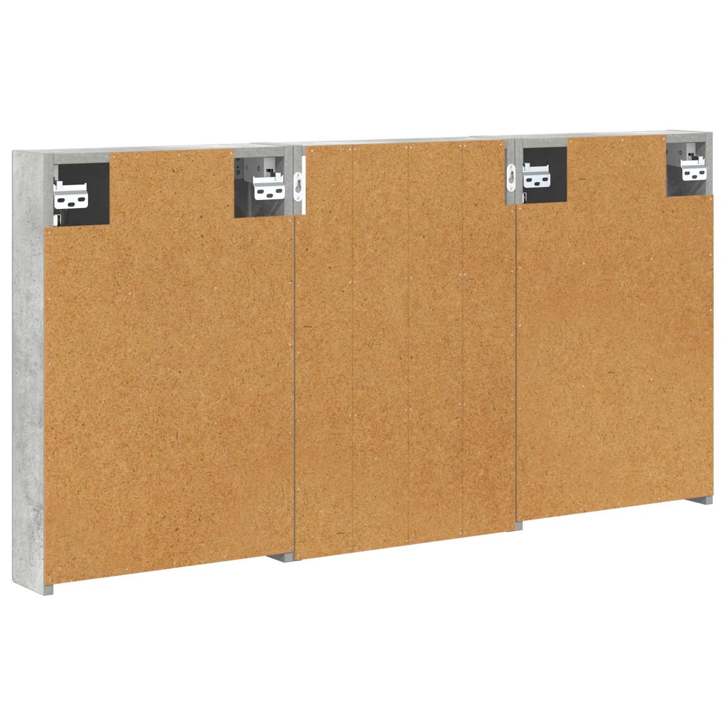 Baderomsskapsett 3 pcs 120 x 10,5 x 60,5 cm Konstruert tre