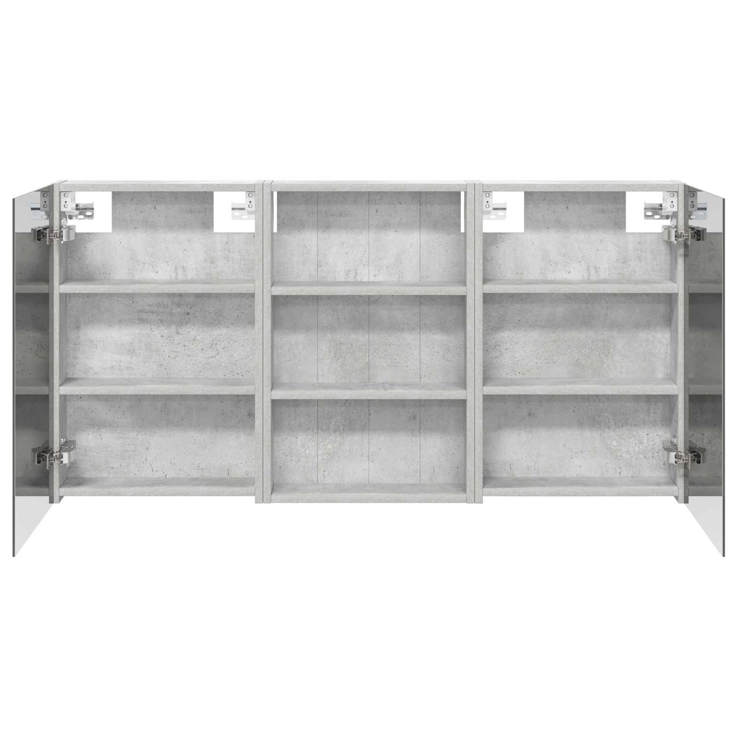 Baderomsskapsett 3 pcs 120 x 10,5 x 60,5 cm Konstruert tre