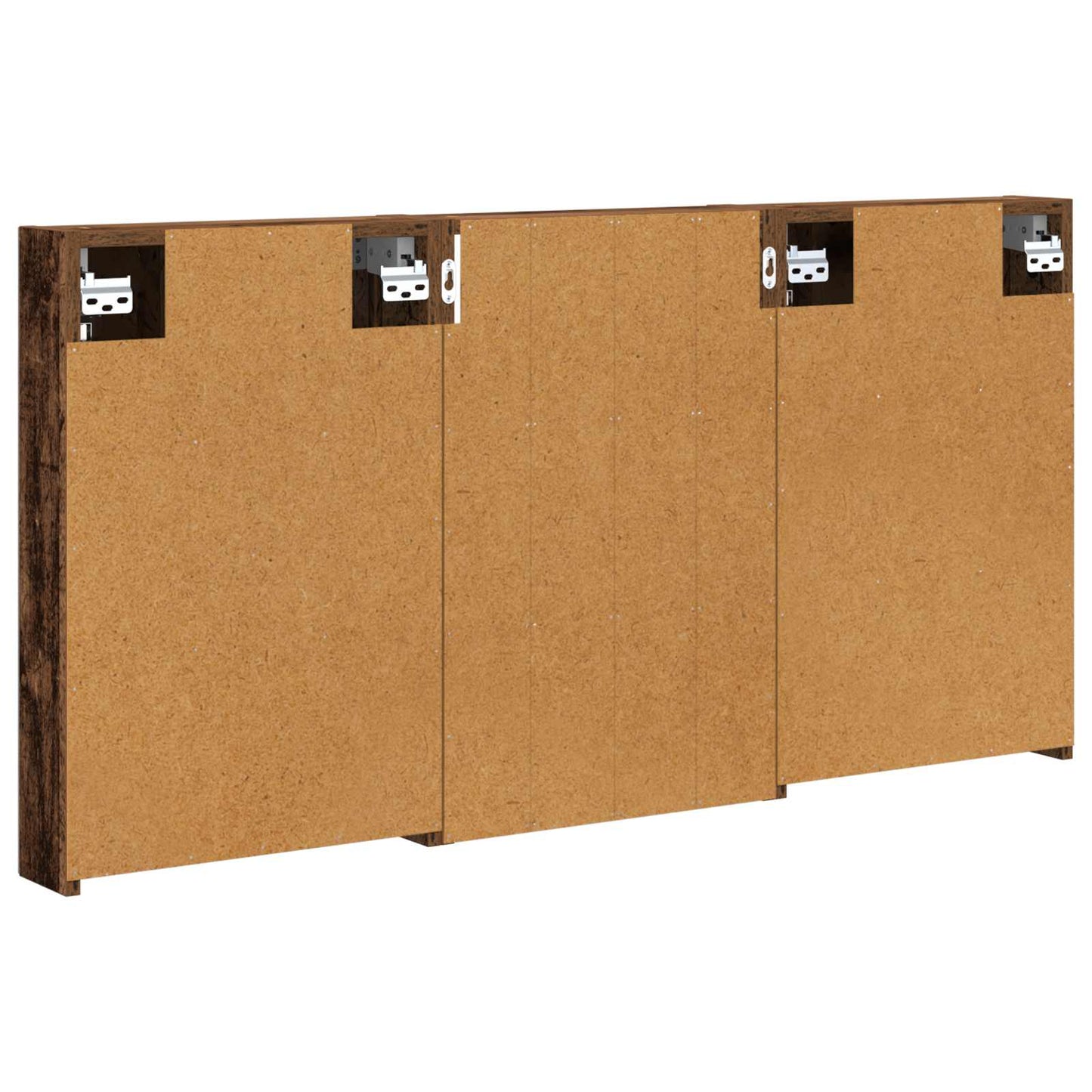 Baderomsskapsett 3 pcs 120 x 10,5 x 60,5 cm Konstruert tre