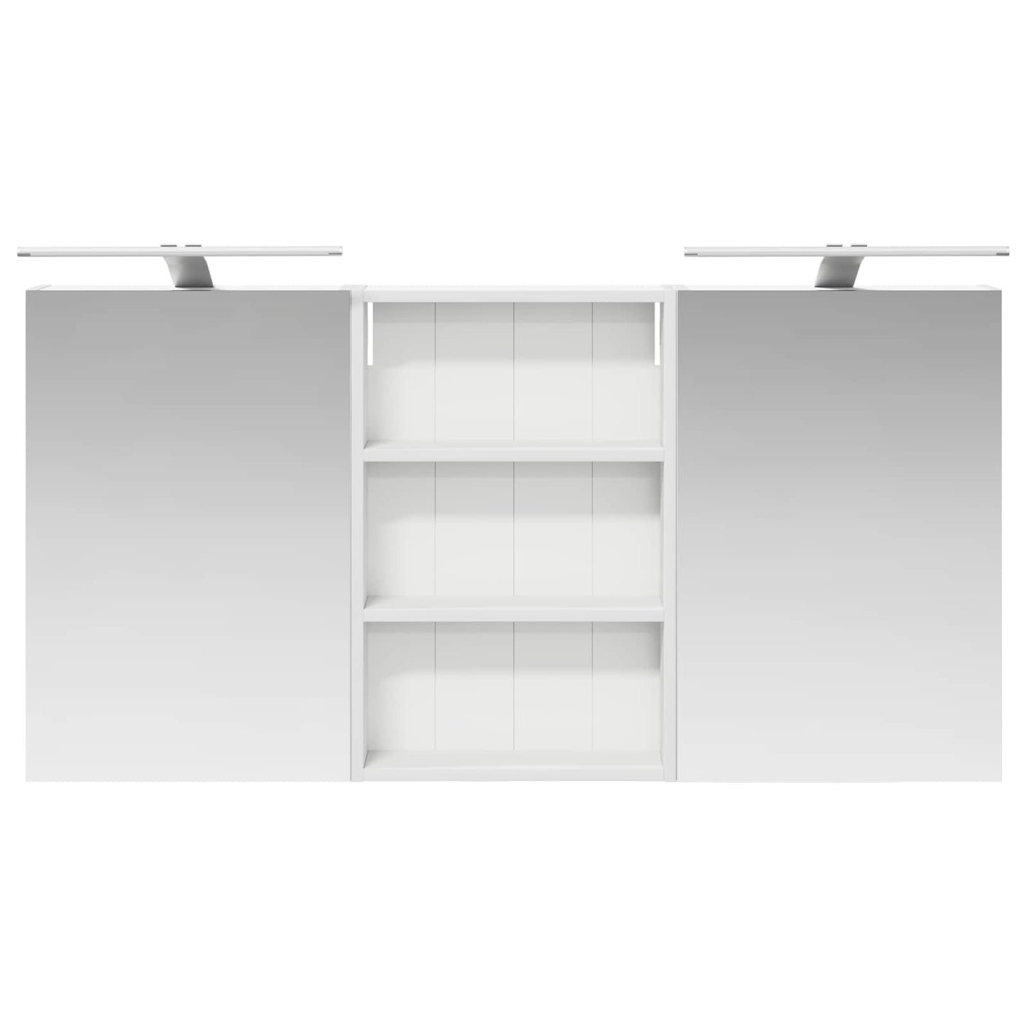 Baderomsskapsett 3 pcs 120 x 10,5 x 60,5 cm Konstruert tre