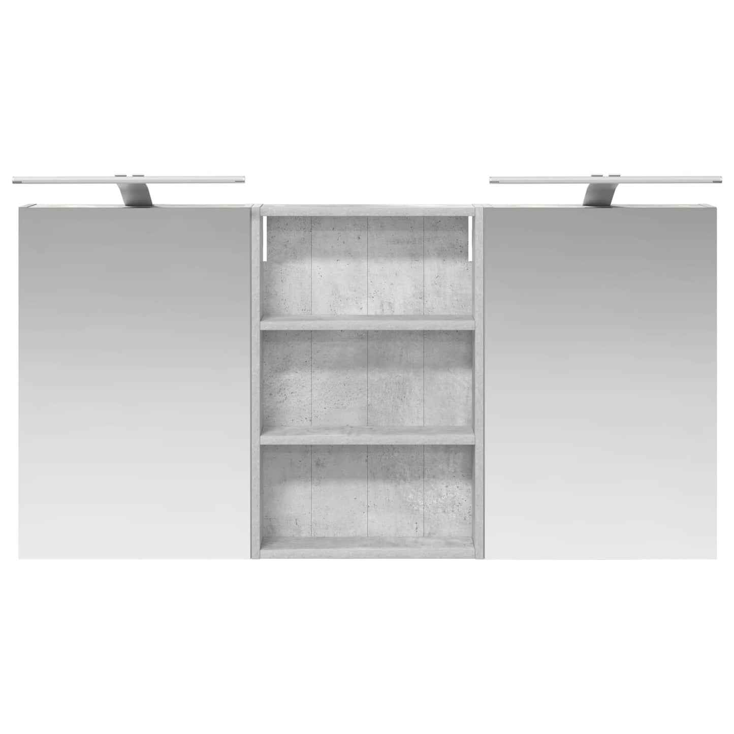 Baderomsskapsett 3 pcs 120 x 10,5 x 60,5 cm Konstruert tre