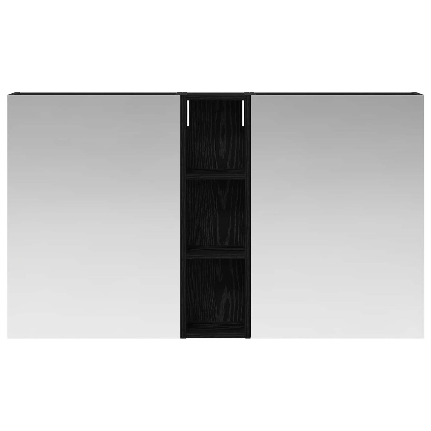Baderomsskapsett 3 pcs 120 x 14,5 x 70 cm Konstruert tre