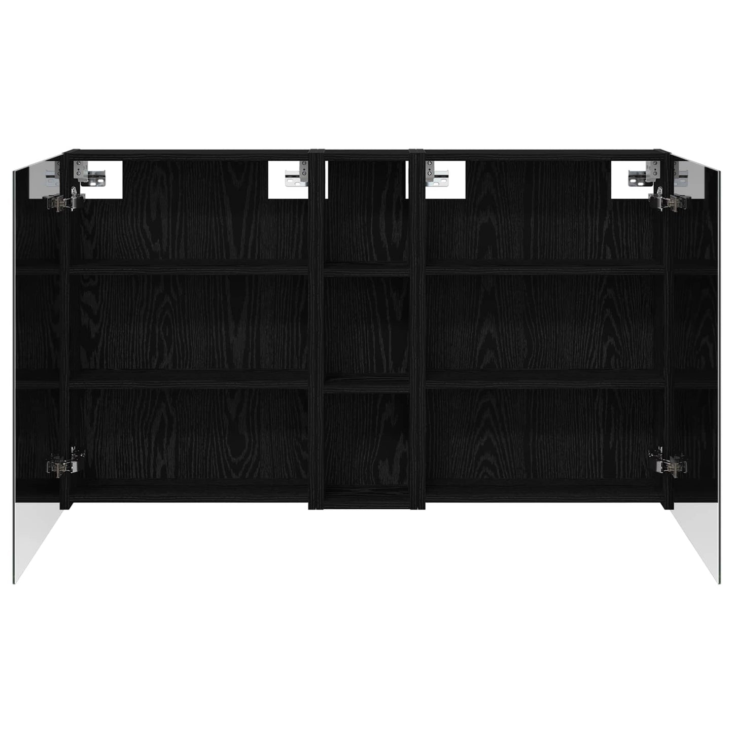 Baderomsskapsett 3 pcs 120 x 14,5 x 70 cm Konstruert tre