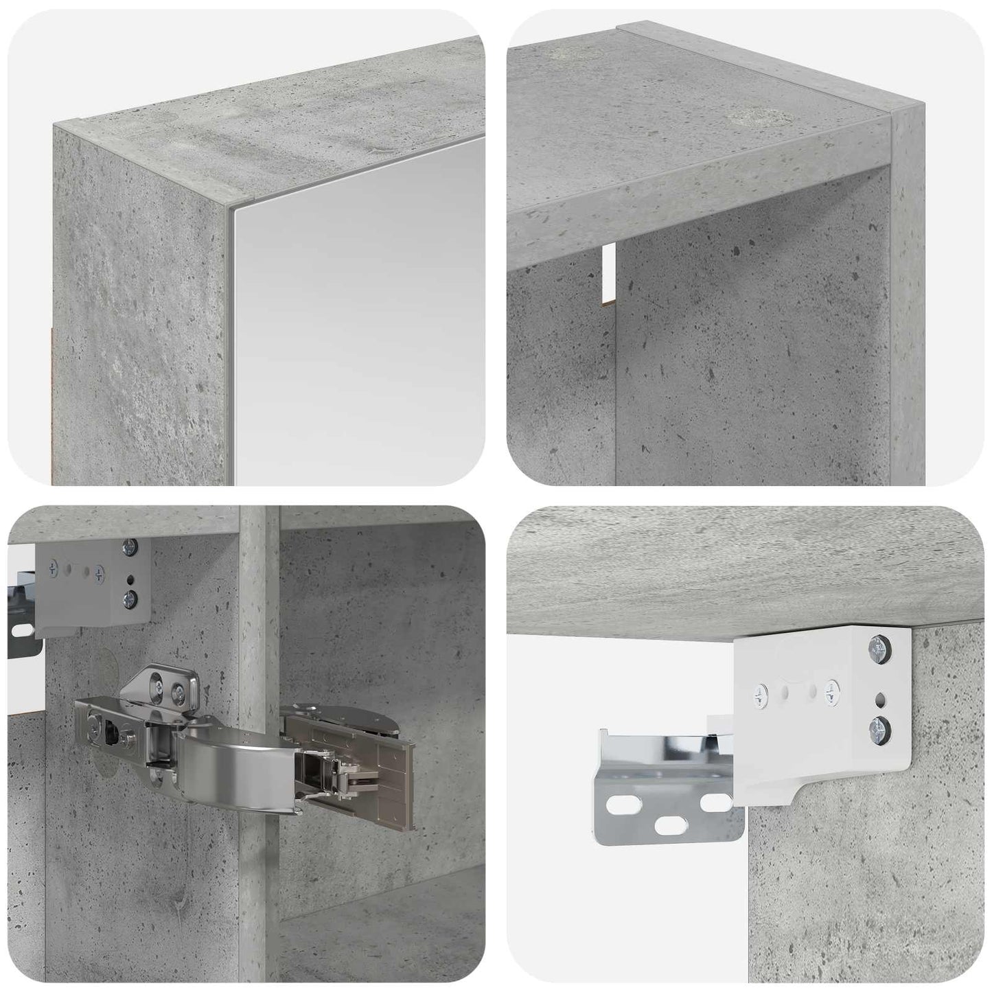 Baderomsskapsett 3 pcs 120 x 14,5 x 70 cm Konstruert tre
