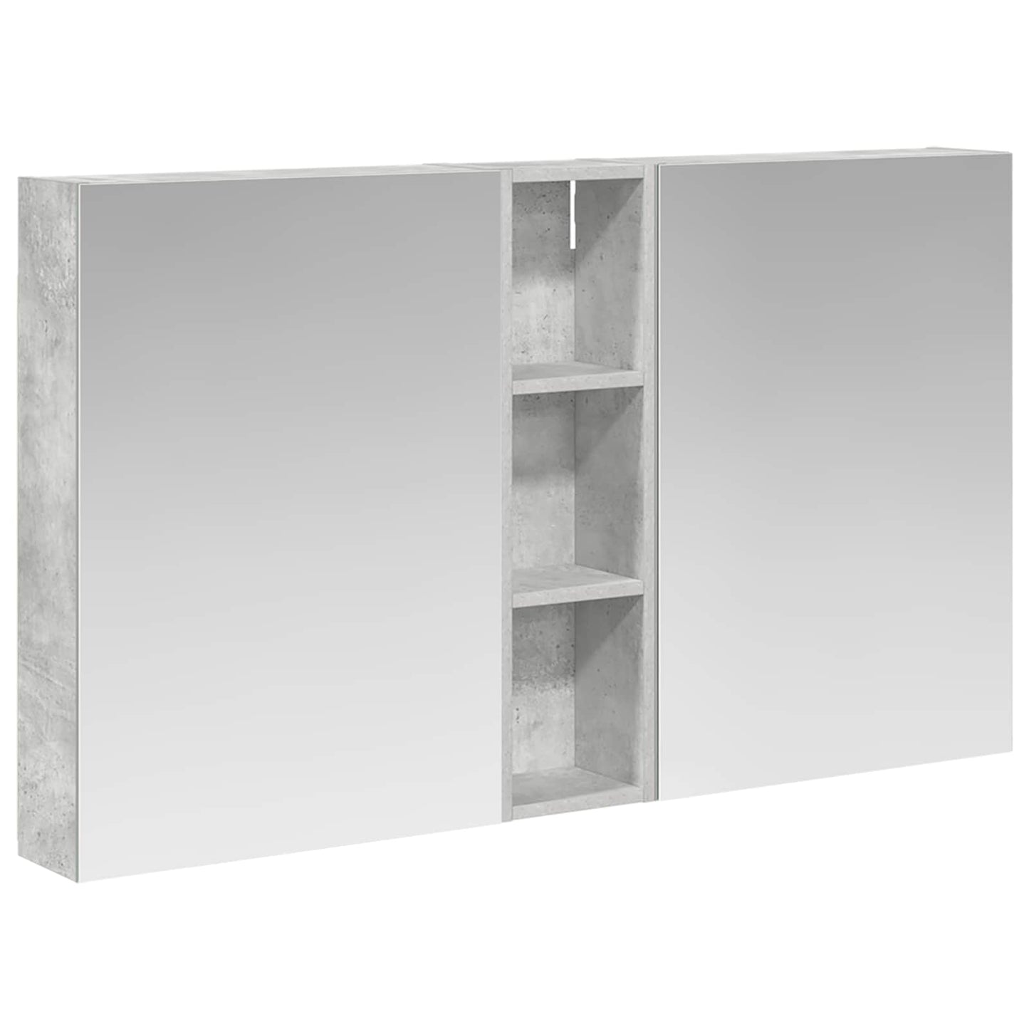 Baderomsskapsett 3 pcs 120 x 14,5 x 70 cm Konstruert tre