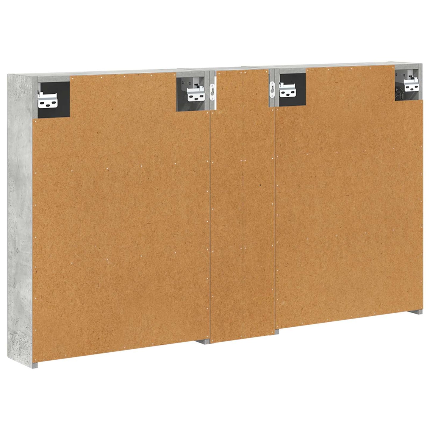 Baderomsskapsett 3 pcs 120 x 14,5 x 70 cm Konstruert tre