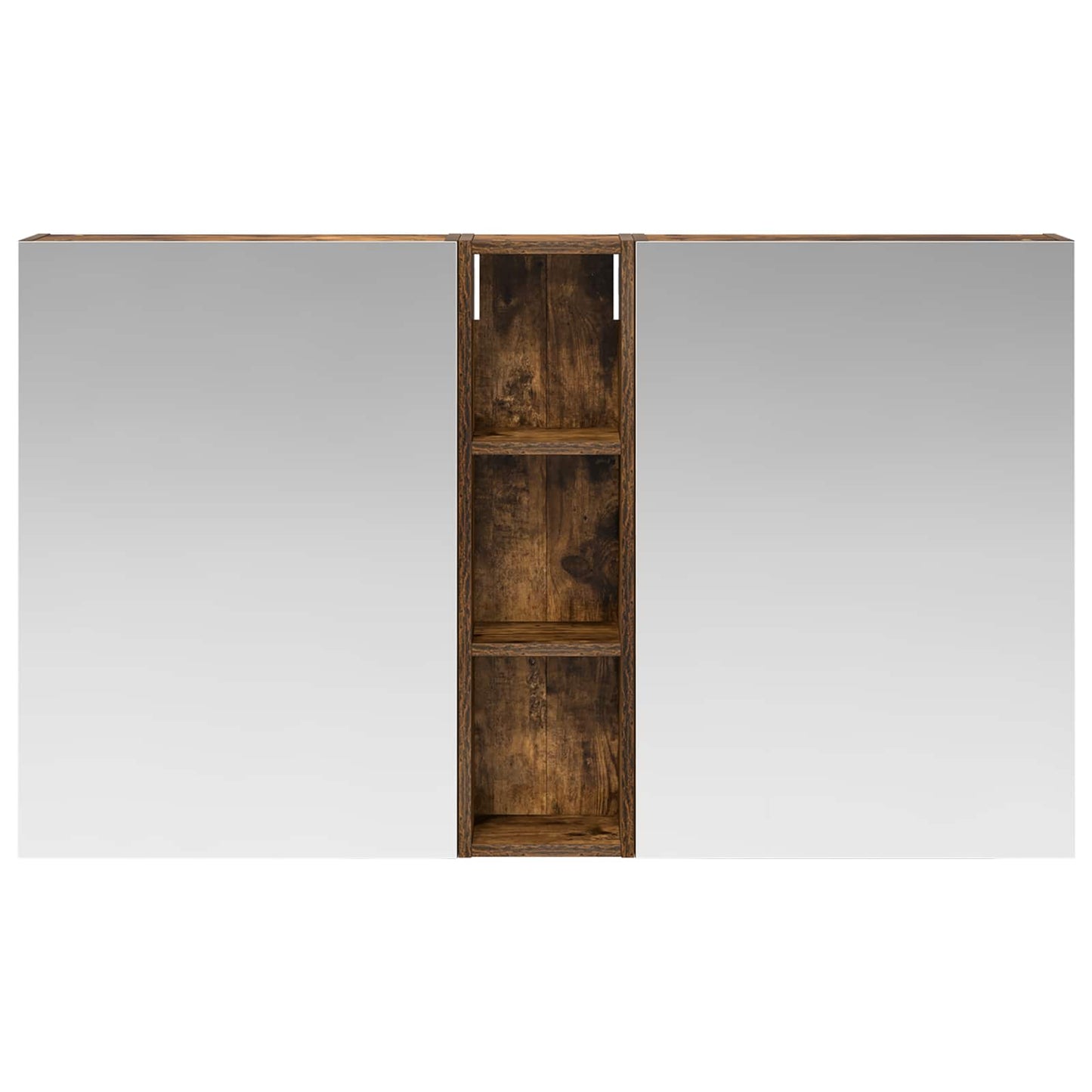 Baderomsskapsett 3 pcs 120 x 14,5 x 70 cm Konstruert tre