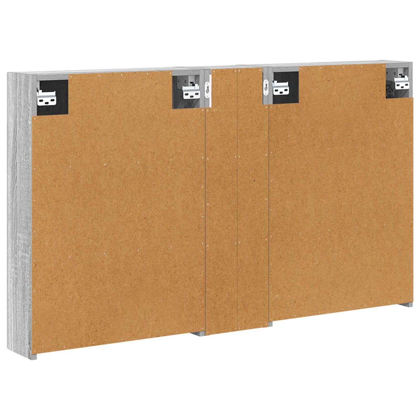 Baderomsskapsett 3 pcs 120 x 14,5 x 70 cm Konstruert tre