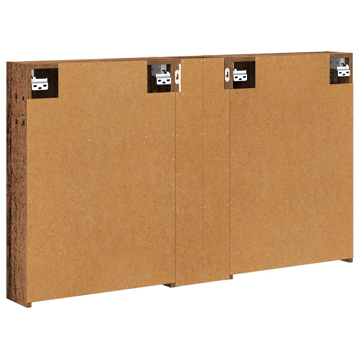 Baderomsskapsett 3 pcs 120 x 14,5 x 70 cm Konstruert tre