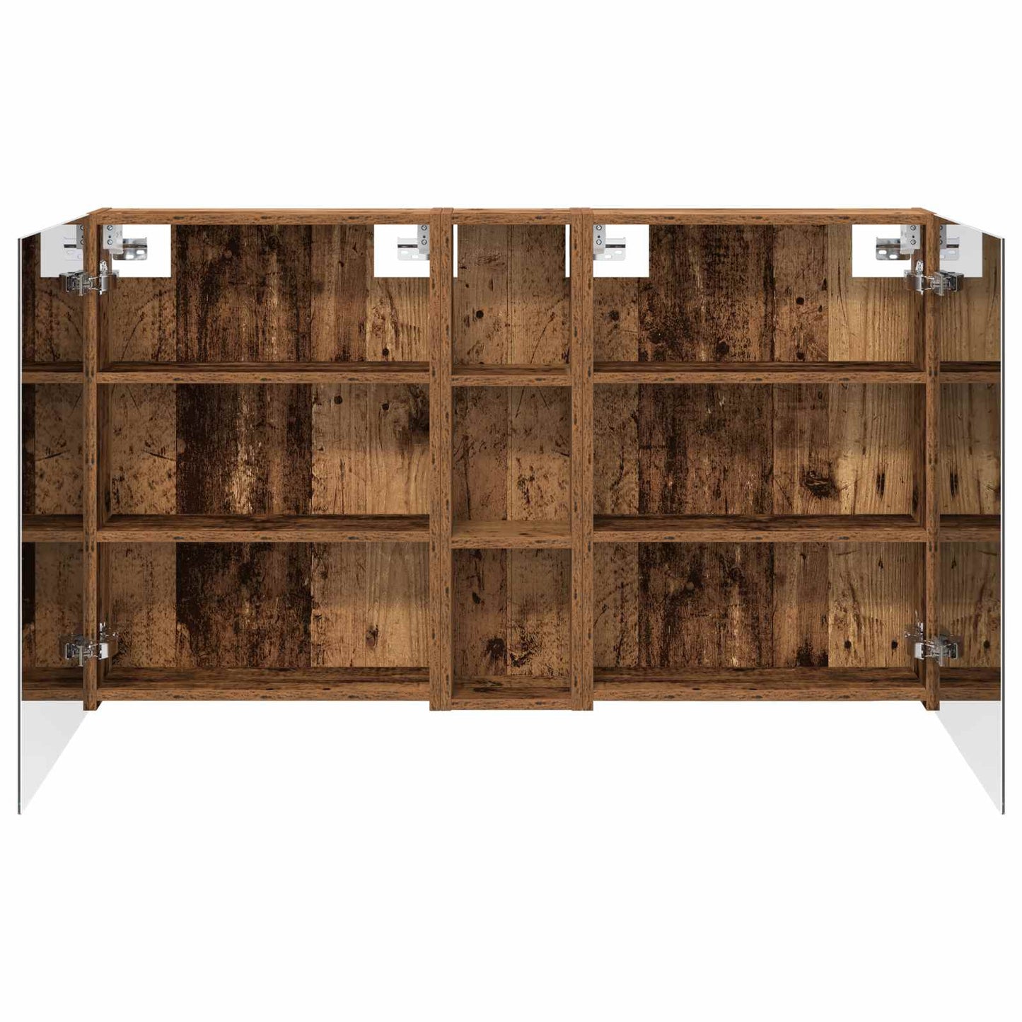 Baderomsskapsett 3 pcs 120 x 14,5 x 70 cm Konstruert tre