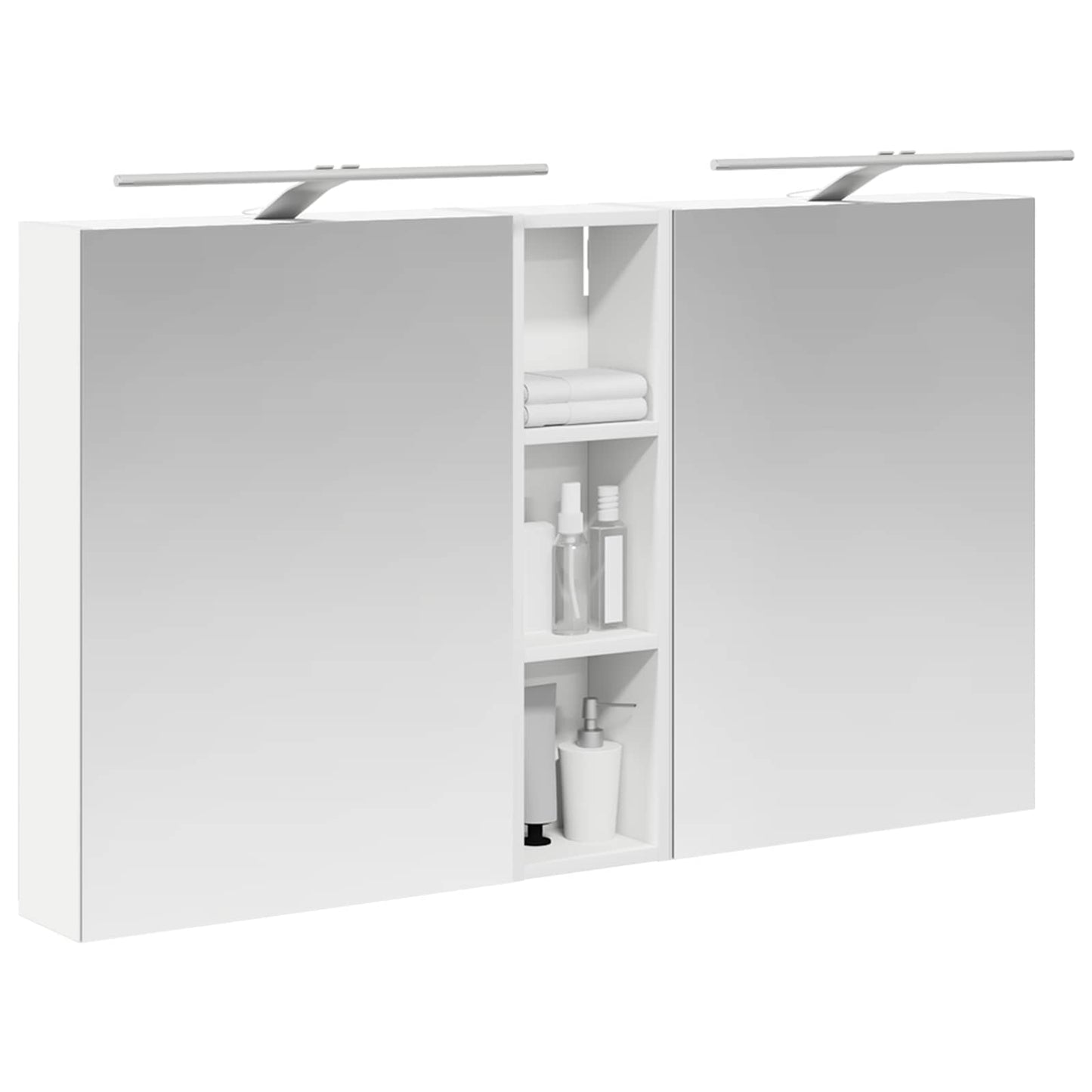 Baderomsskapsett 3 pcs 120 x 14,5 x 70 cm Konstruert tre