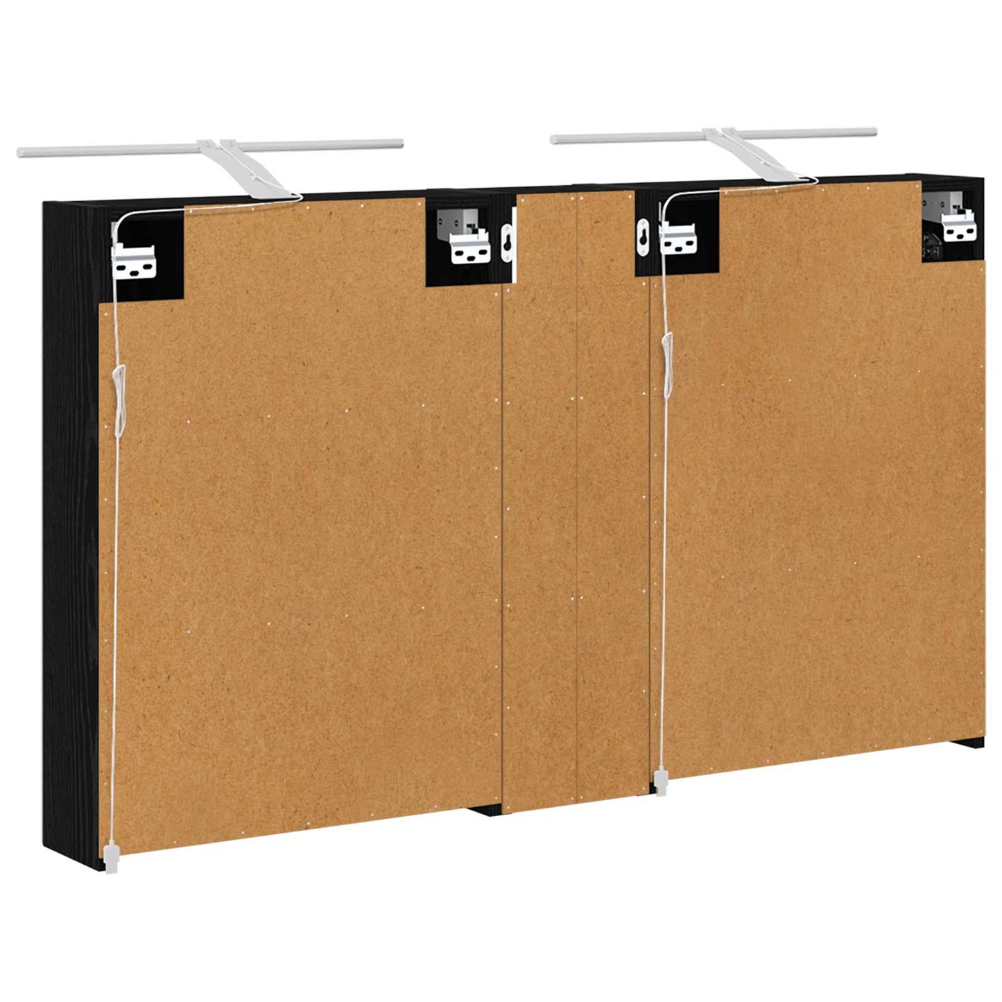 Baderomsskapsett 3 pcs 120 x 14,5 x 70 cm Konstruert tre