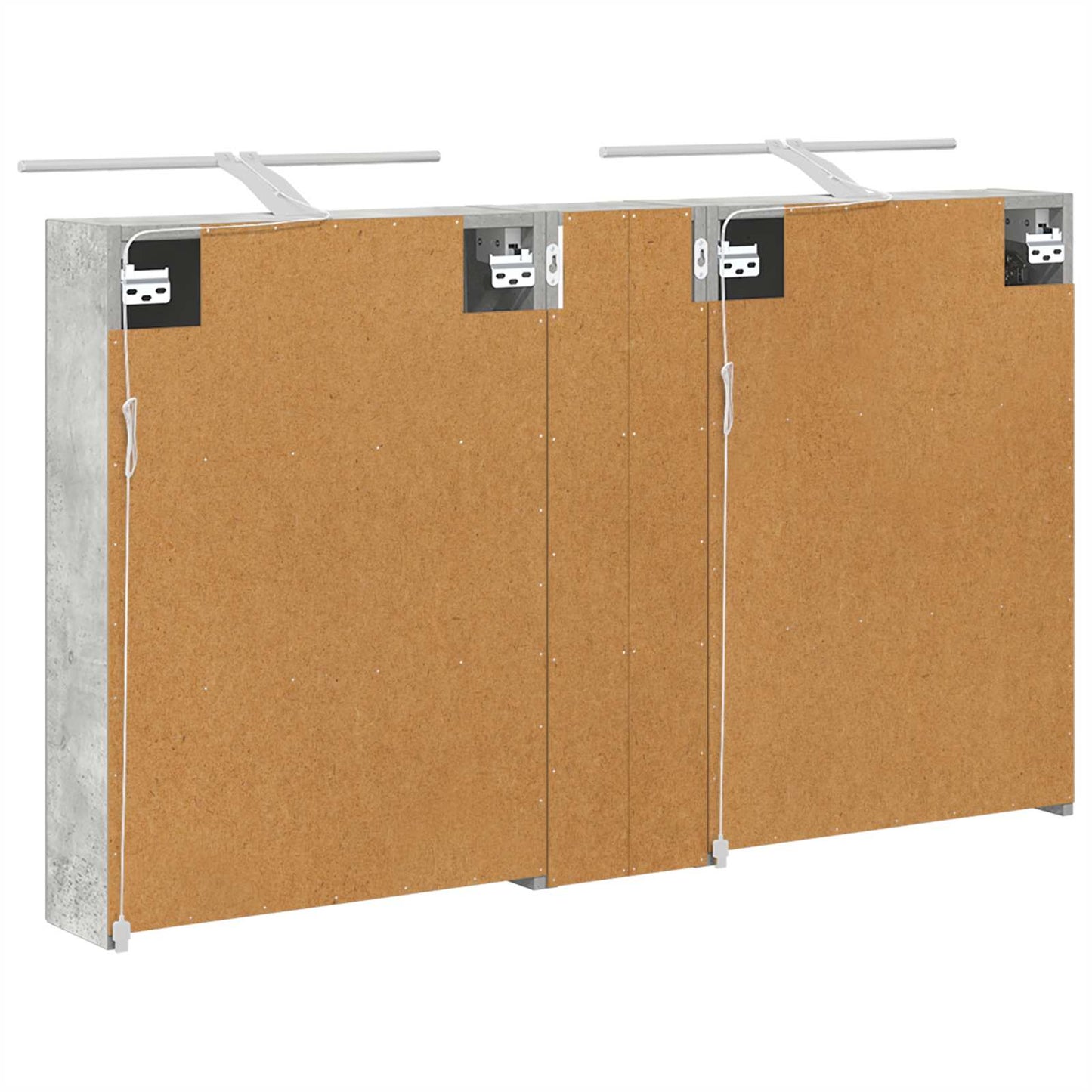 Baderomsskapsett 3 pcs 120 x 14,5 x 70 cm Konstruert tre