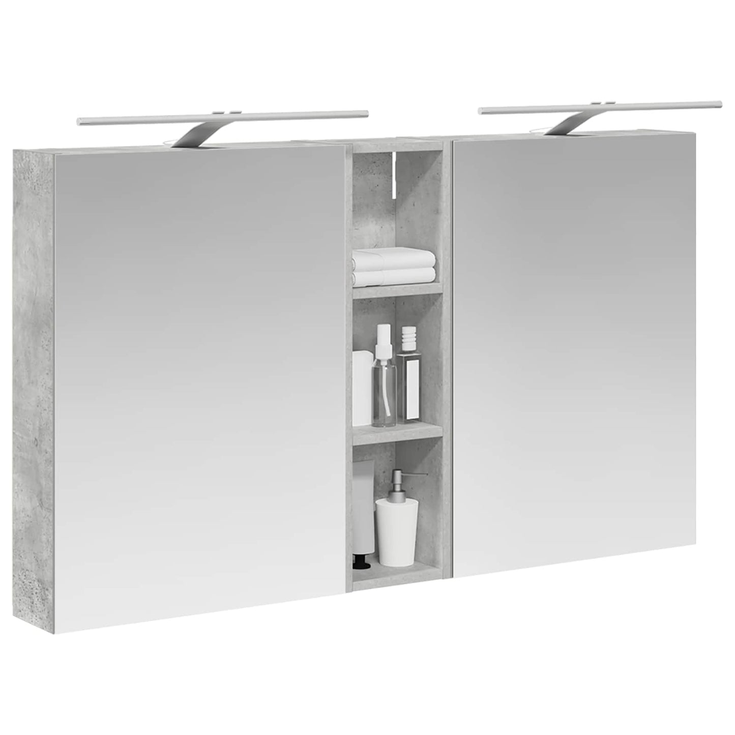 Baderomsskapsett 3 pcs 120 x 14,5 x 70 cm Konstruert tre