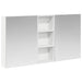 Baderomsskapsett 3 pcs 130 x 14,5 x 70 cm Konstruert tre