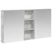 Baderomsskapsett 3 pcs 130 x 14,5 x 70 cm Konstruert tre