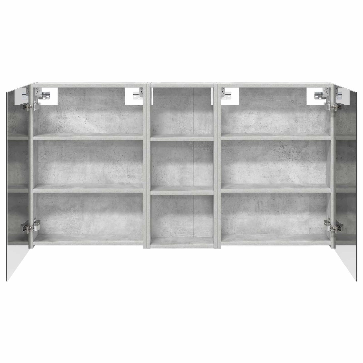 Baderomsskapsett 3 pcs 130 x 14,5 x 70 cm Konstruert tre