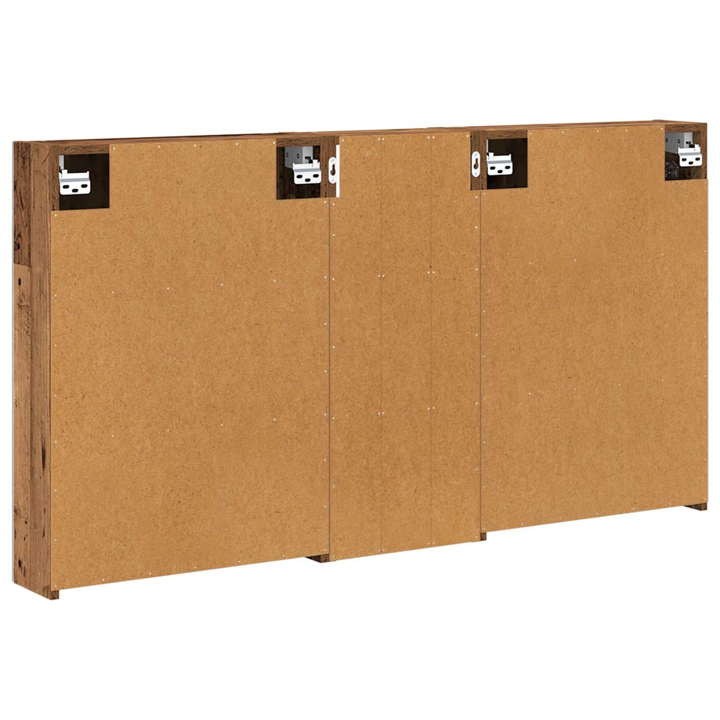 Baderomsskapsett 3 pcs 130 x 14,5 x 70 cm Konstruert tre