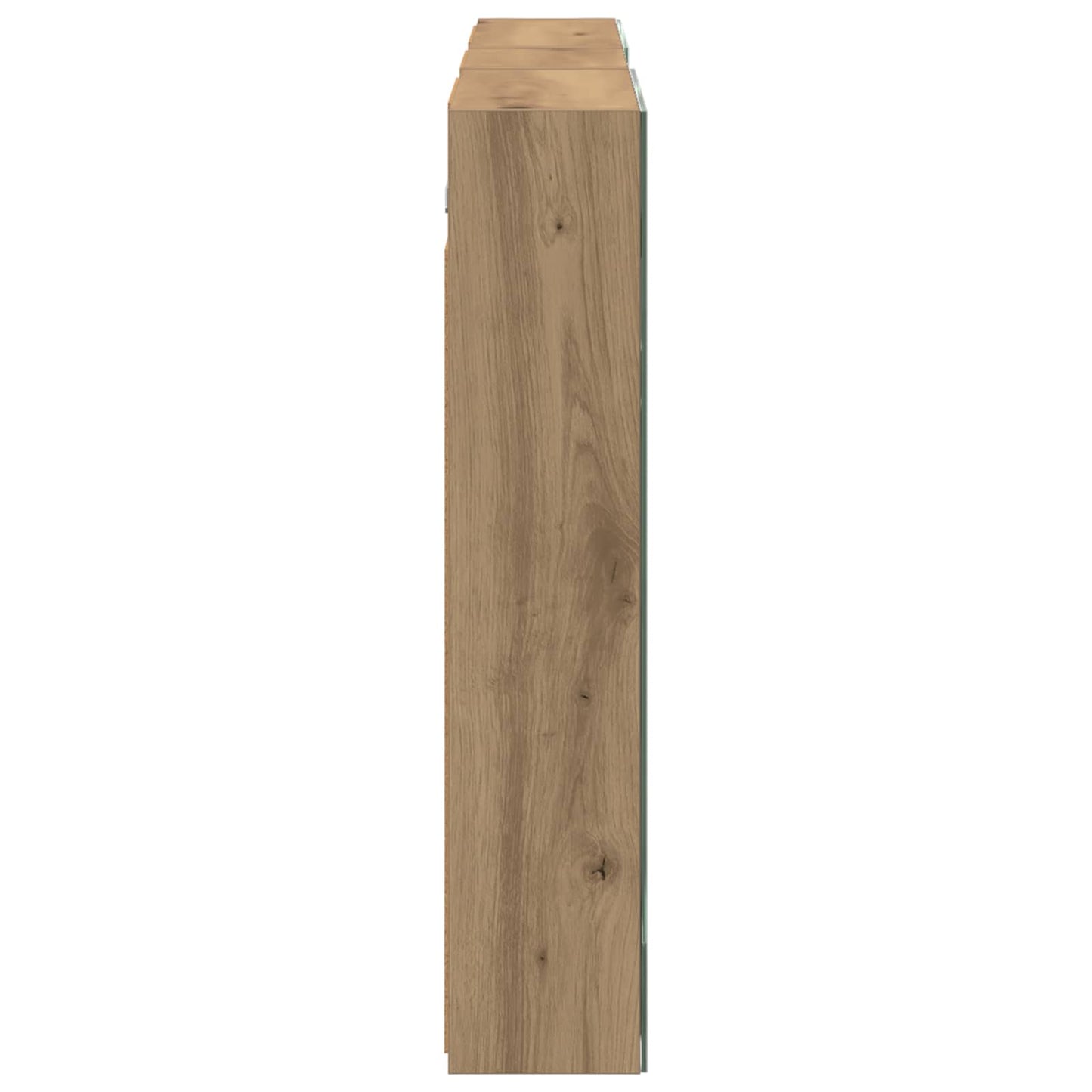 Baderomsskapsett 3 stk. 130 x 14,5 x 70 cm Konstruert tre