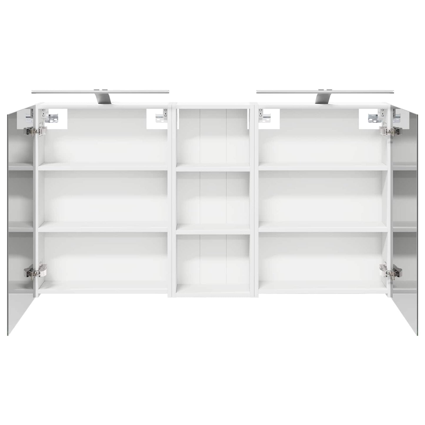 Baderomsskapsett 3 pcs 130 x 14,5 x 70 cm Konstruert tre