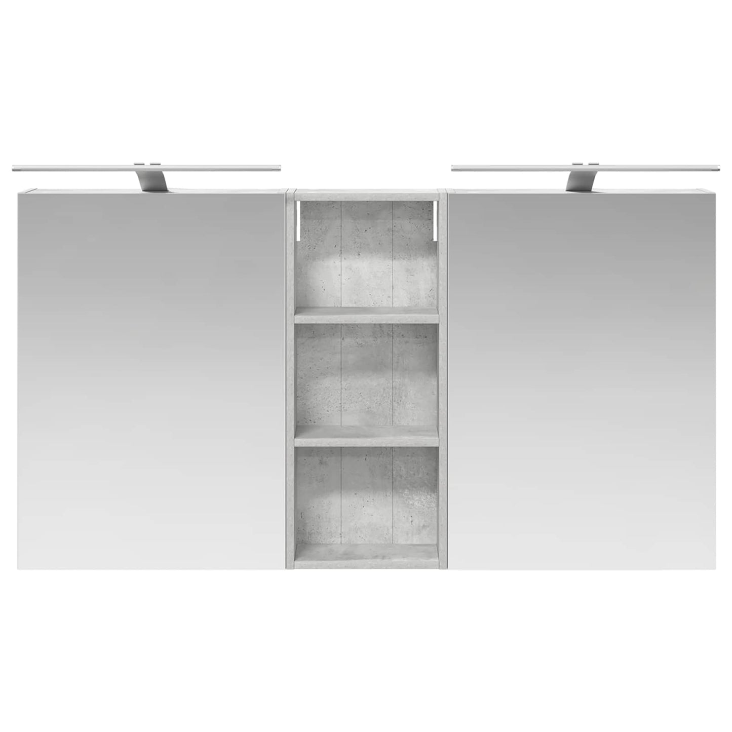 Baderomsskapsett 3 pcs 130 x 14,5 x 70 cm Konstruert tre