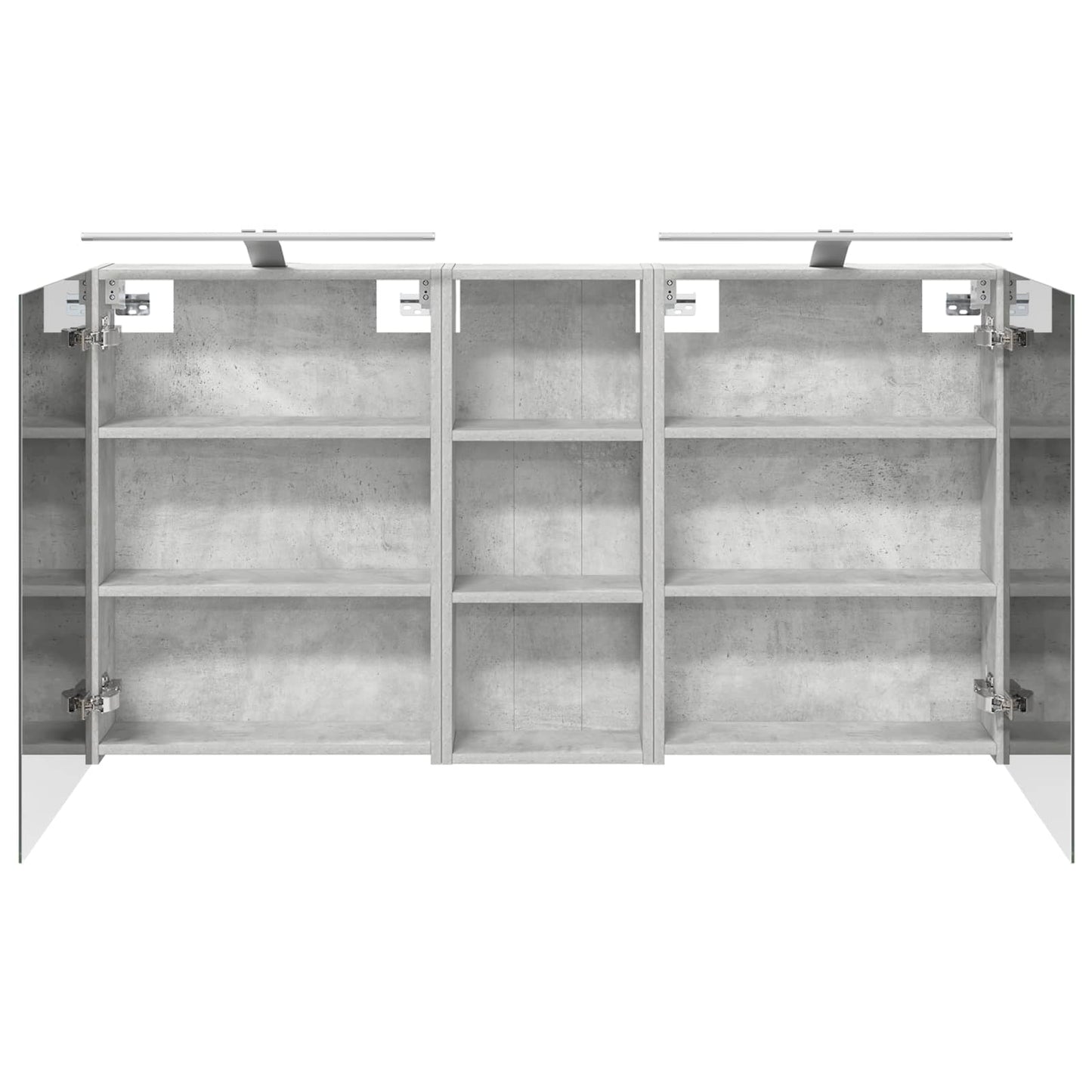 Baderomsskapsett 3 pcs 130 x 14,5 x 70 cm Konstruert tre