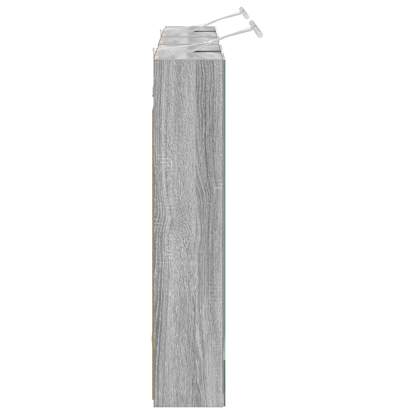 Baderomsskapsett 3 pcs 130 x 14,5 x 70 cm Konstruert tre