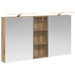 Baderomsskapsett 3 stk. 130 x 14,5 x 70 cm Konstruert tre