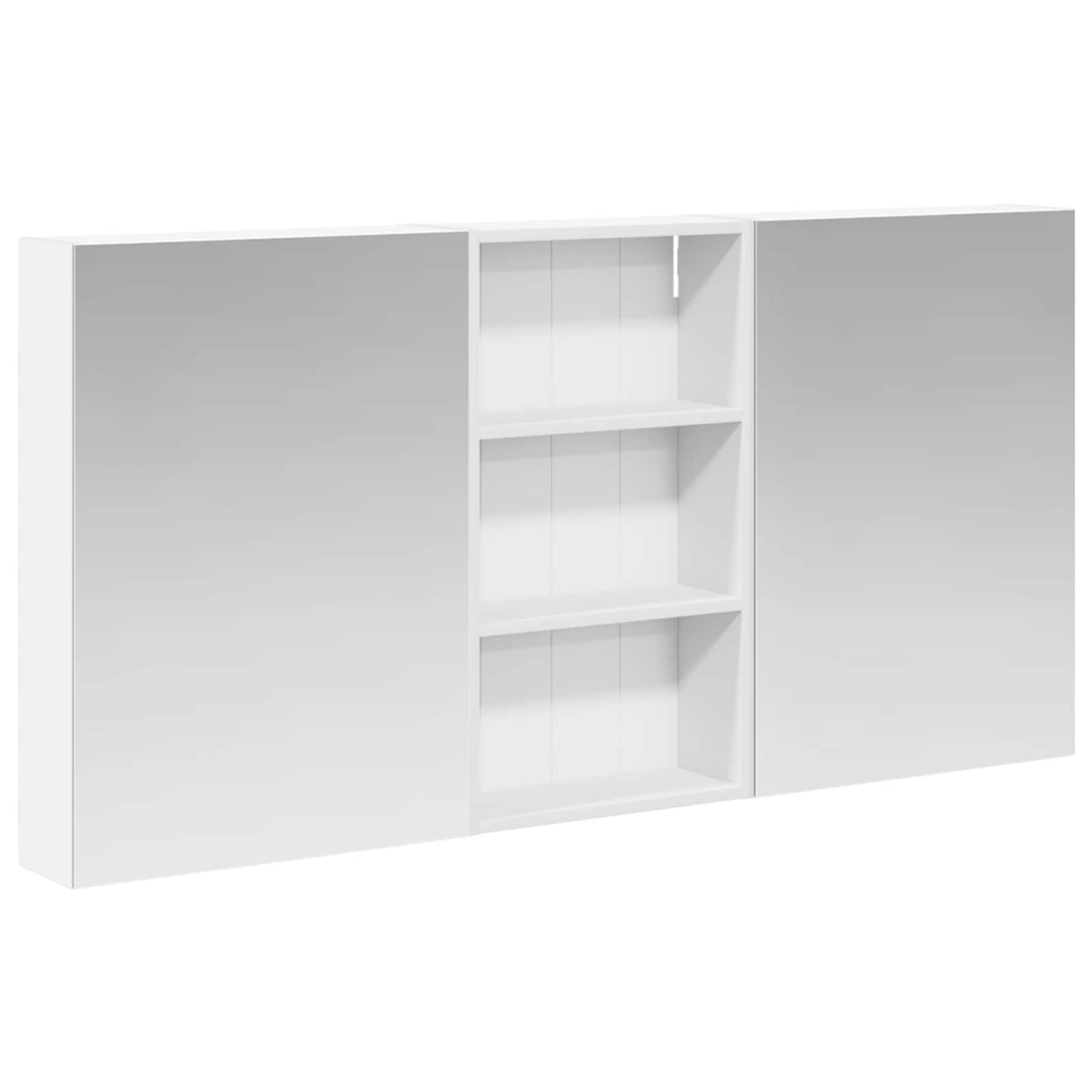 Baderomsskapsett 3 pcs 140 x 14,5 x 70 cm Konstruert tre