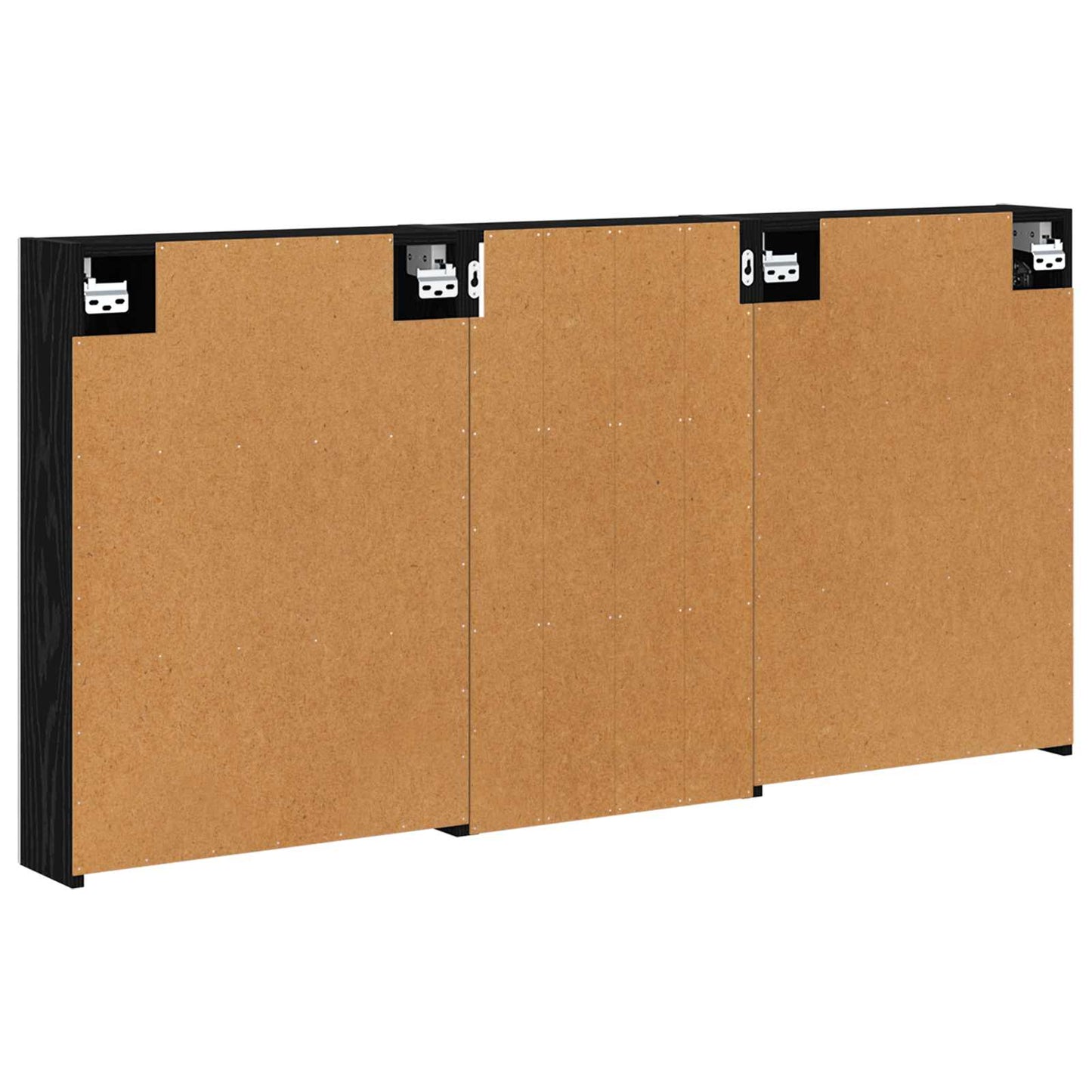 Baderomsskapsett 3 pcs 140 x 14,5 x 70 cm Konstruert tre