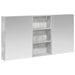 Baderomsskapsett 3 pcs 140 x 14,5 x 70 cm Konstruert tre