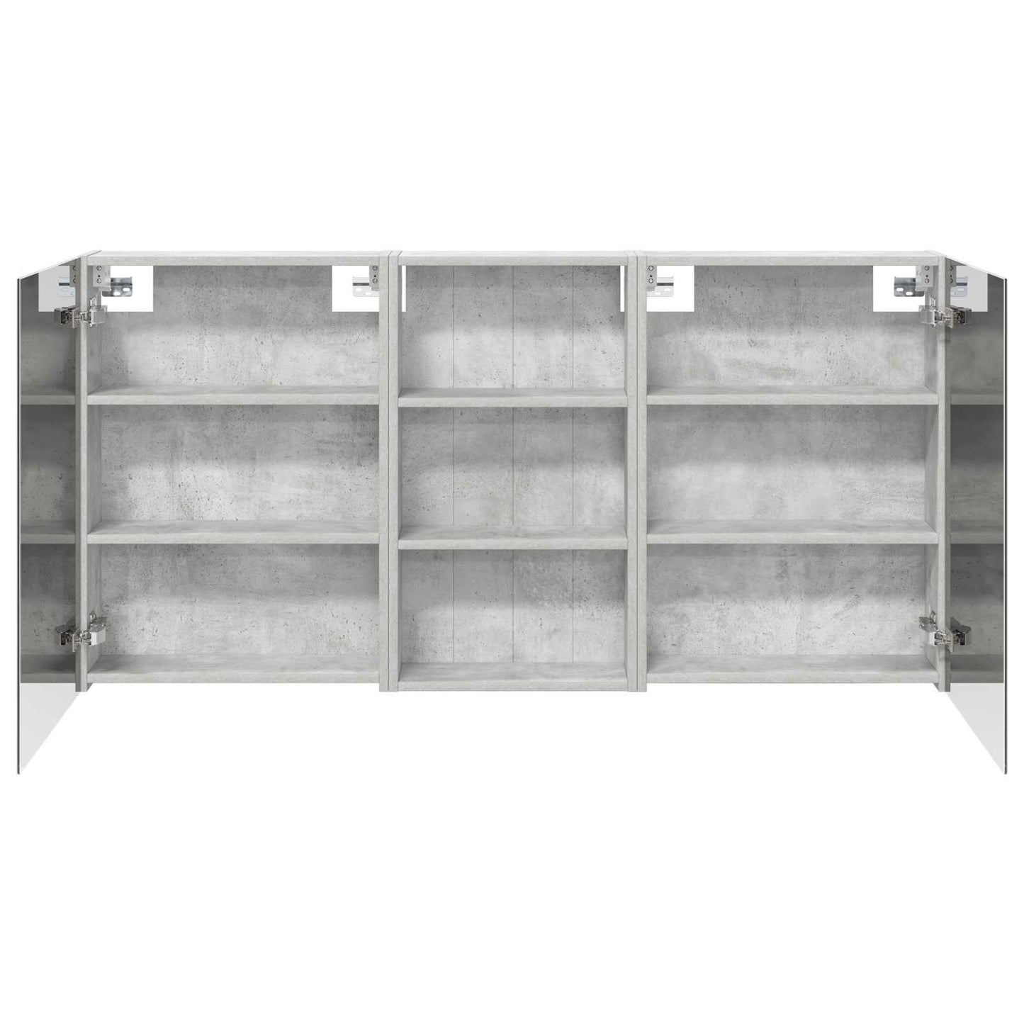 Baderomsskapsett 3 pcs 140 x 14,5 x 70 cm Konstruert tre