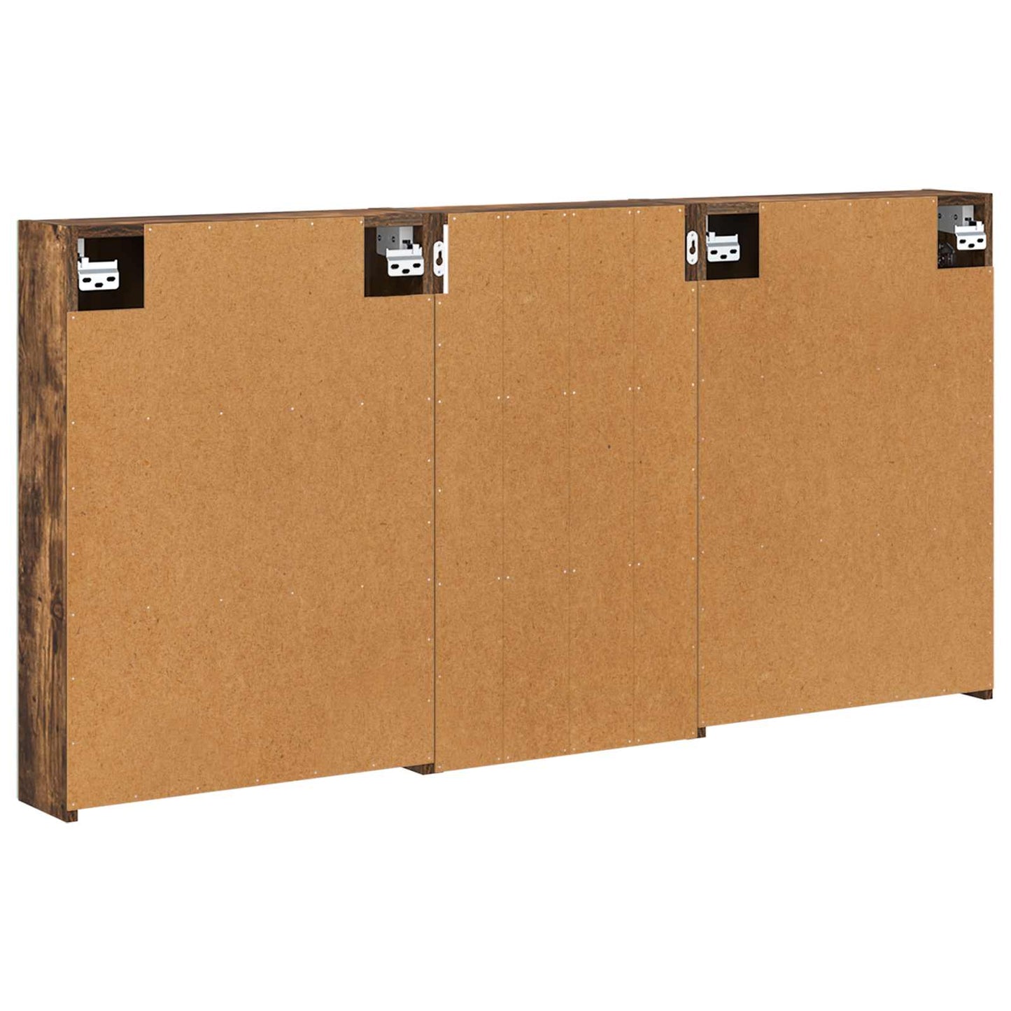 Baderomsskapsett 3 pcs 140 x 14,5 x 70 cm Konstruert tre