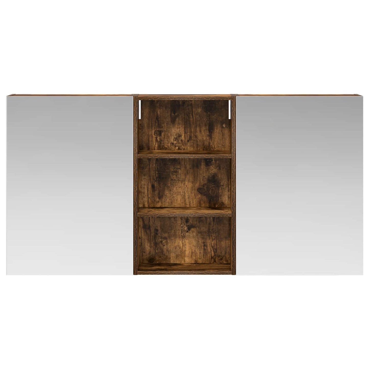 Baderomsskapsett 3 pcs 140 x 14,5 x 70 cm Konstruert tre
